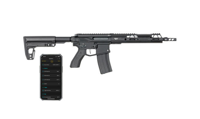 Double Eagle M920A  Aeroknox AR-15 E.T.U Bluetooth Handy APP 0,5 Joule AEG